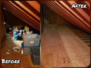 Before & After Attic Cleanout